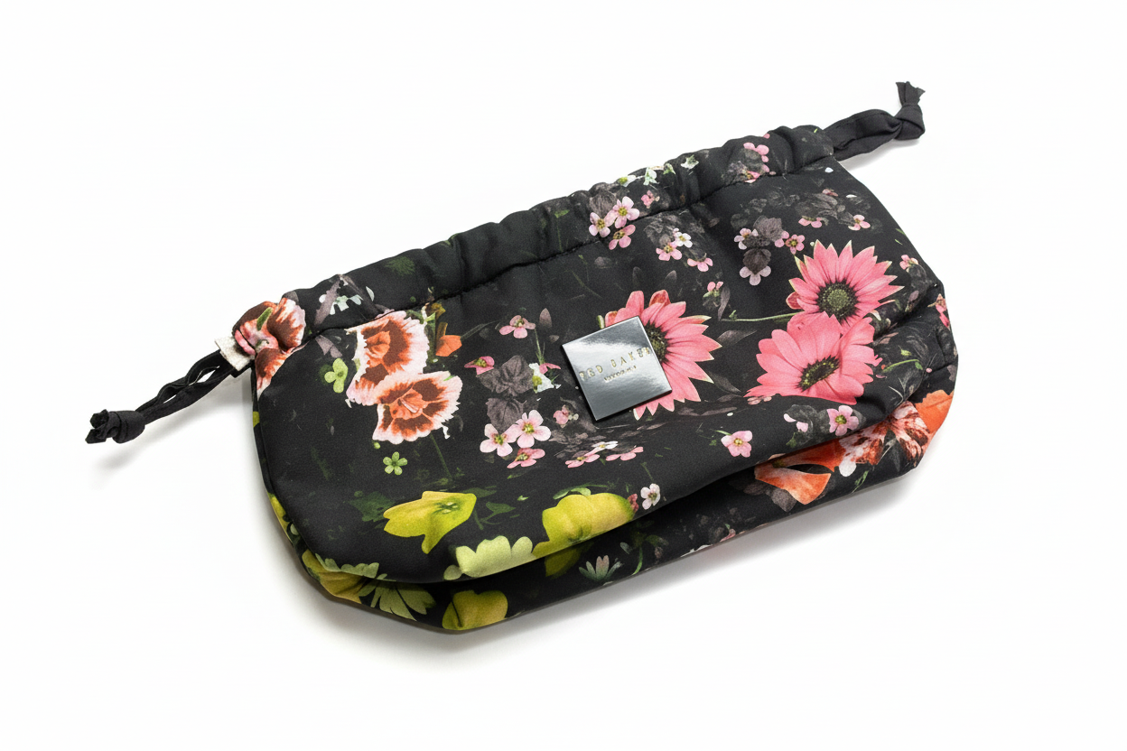 Ted Baker Drawstring Floral Cosmetic Bag